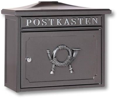 Burg Wächter SYLT 1883 E Briefkasten Stahlblech Eisen dunkel (matt)