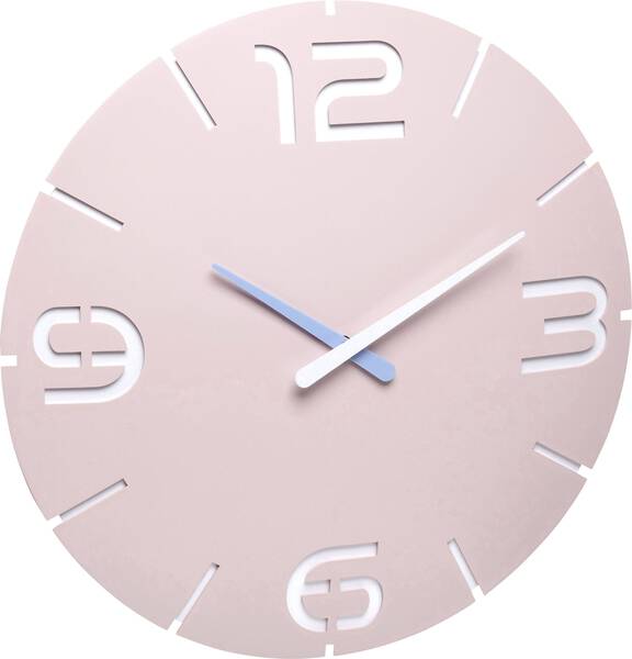 TFA Dostmann 60.3536.16 Funk Wanduhr 35 cm x 3.5 cm Rosa