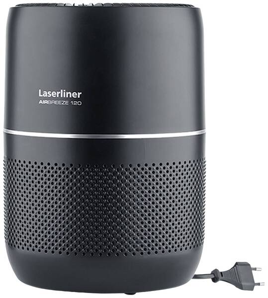 Laserliner 085.120A AirBreeze 120 Luftreiniger 30 m² Schwarz