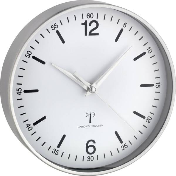 TFA Dostmann 60.3503.02 Funk Wanduhr 195 mm x 45 mm
