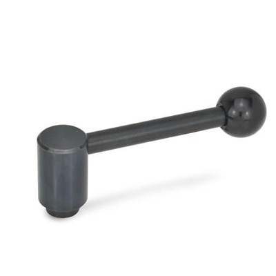 Ganter Norm® - 212.3-33-M16-D Verstellbare Spannhebel, Innengewinde, Stahl