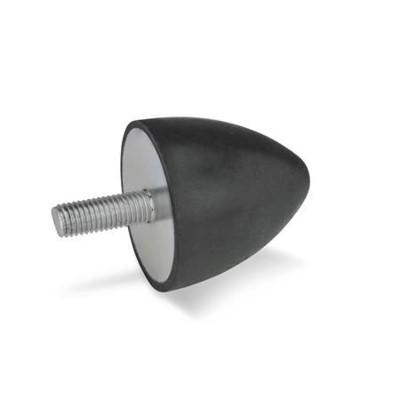 Ganter Norm® - 453-10-10-M5-S-55 Anschlagpuffer, Edelstahl