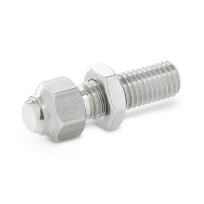 Ganter Norm® - 709.35-13-M8-BR Edelstahl-Pendelelemente, einstellbar