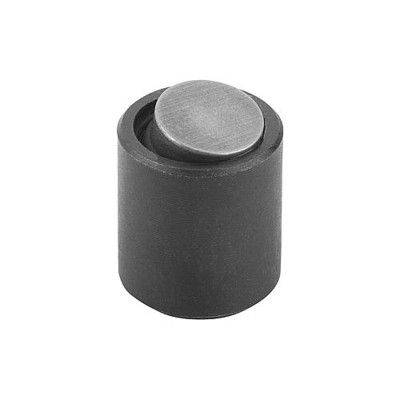 KIPP - PENDELAUFLAGE MIT O-RING M05, D1=13, DK=10, FORM:C, VERGÜTUNGSSTAHL VERGÜTET UND BRÜNIERT, KOMP:WERKZEUGSTAHL